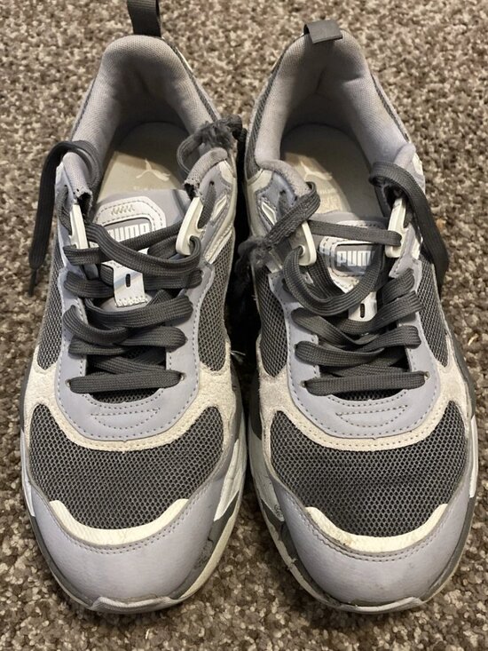 Puma Other - Puma Trinity Cool Dark Grey Silver Men’s Sneakers Size 11.5 EUC LOOK